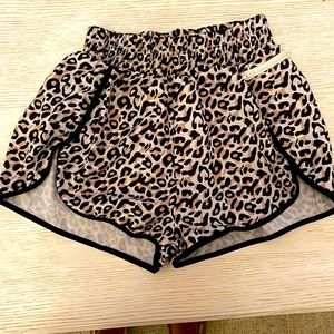 Amazon brand athletic shorts. Leopard. Size M.